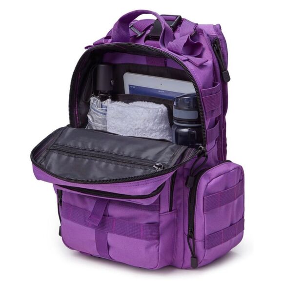 Tactical EDC Sling Bag Backpack with Pistol Holster Military Shoulder Backpack - Picture 6 of 12